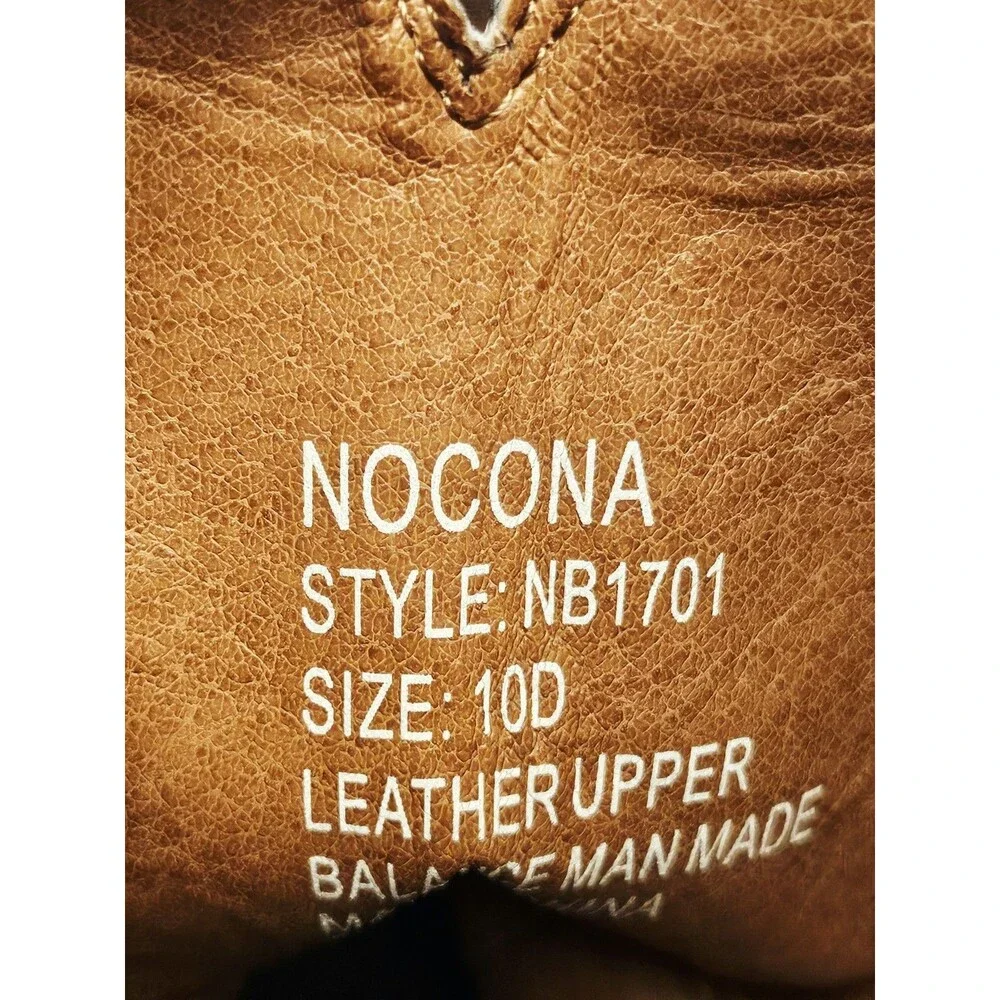 Nocona Style 1701 NB BOOTS Men's Size 10D